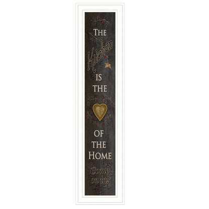 Kitchen is the Heart of the Home 19 White Framed Print Kitchen Wall Art HomeRoots