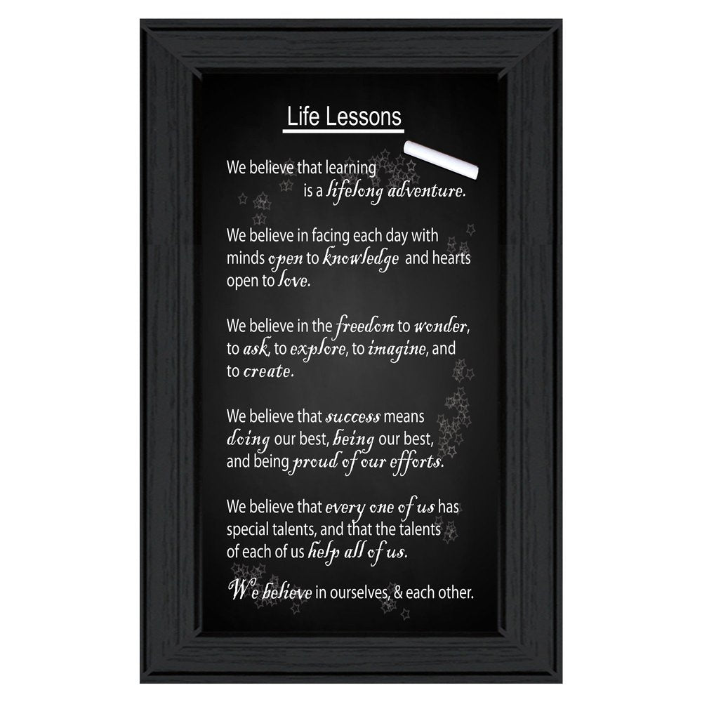 Life Lessons 2 Black Framed Print Wall Art HomeRoots