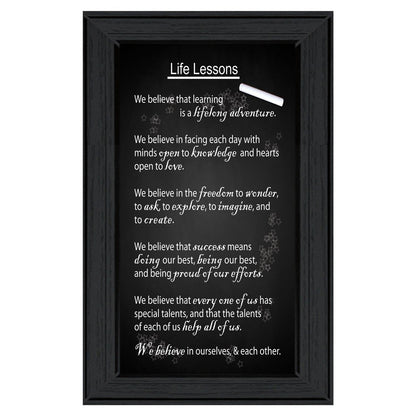 Life Lessons 2 Black Framed Print Wall Art HomeRoots