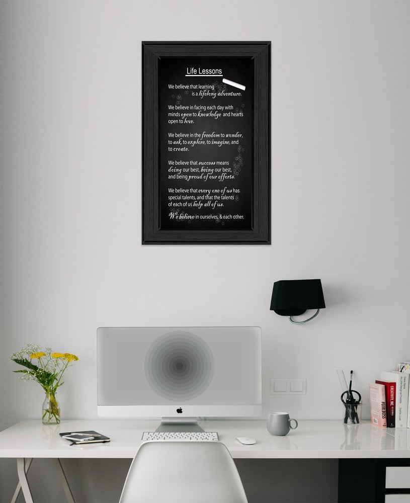 Life Lessons 2 Black Framed Print Wall Art HomeRoots