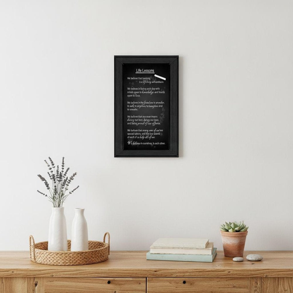 Life Lessons 2 Black Framed Print Wall Art HomeRoots