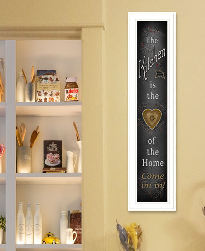 Chalkboard Kitchen 3 White Framed Print Kitchen Wall Art HomeRoots