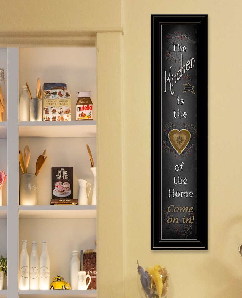 Chalkboard Kitchen 4 Black Framed Print Kitchen Wall Art HomeRoots