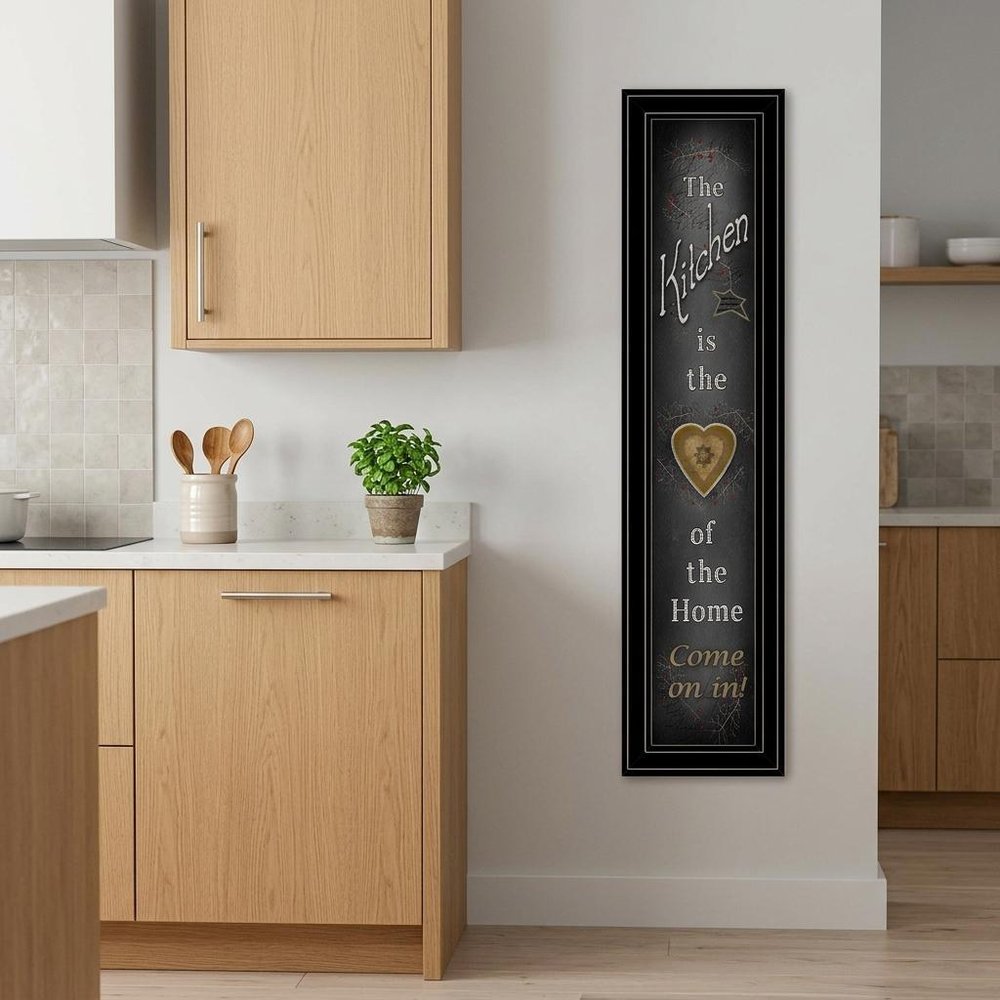 Chalkboard Kitchen 4 Black Framed Print Kitchen Wall Art HomeRoots