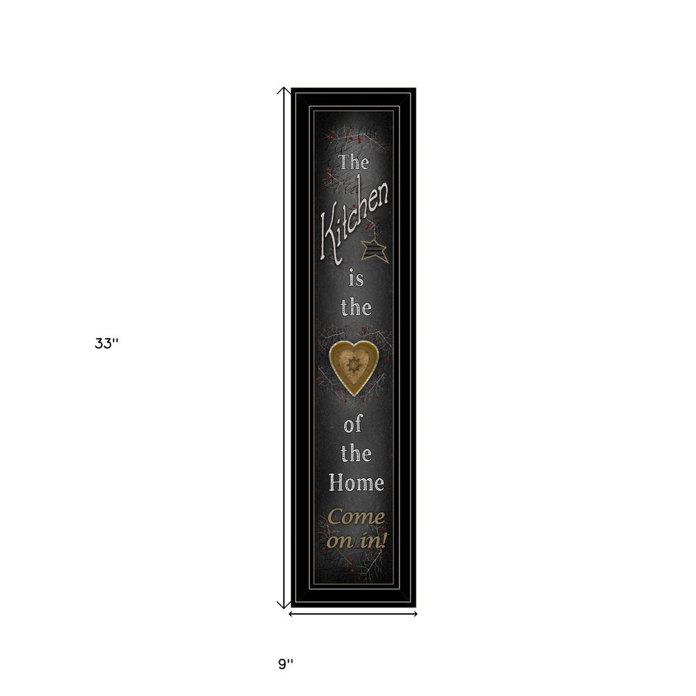 Chalkboard Kitchen 4 Black Framed Print Kitchen Wall Art HomeRoots