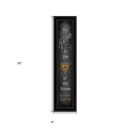 Chalkboard Kitchen 4 Black Framed Print Kitchen Wall Art HomeRoots