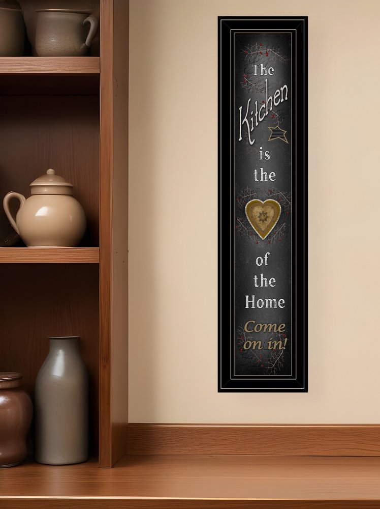 Chalkboard Kitchen 4 Black Framed Print Kitchen Wall Art HomeRoots