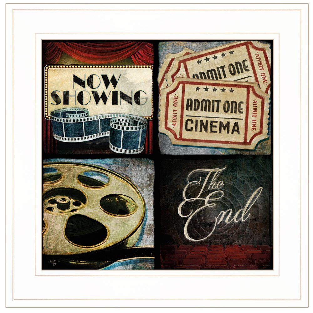 At the Movies I 1 White Framed Print Wall Art HomeRoots