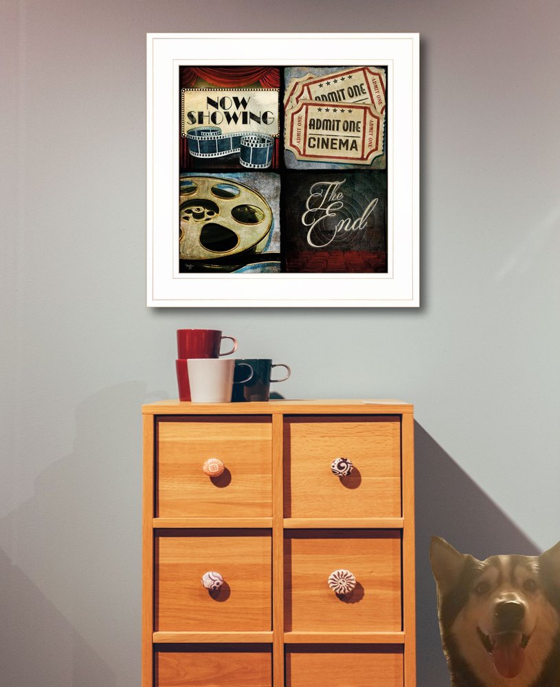 At the Movies I 1 White Framed Print Wall Art HomeRoots