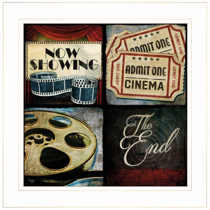 At the Movies I 1 White Framed Print Wall Art HomeRoots