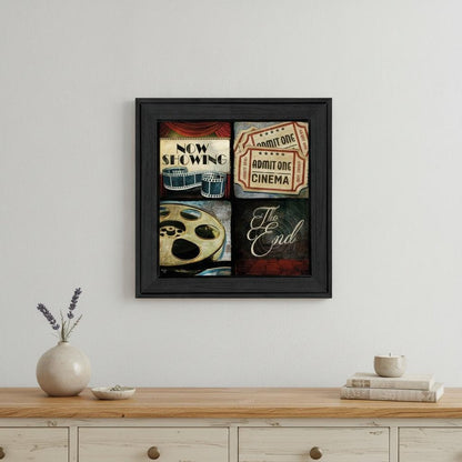At the Movies I 2 Black Framed Print Wall Art HomeRoots