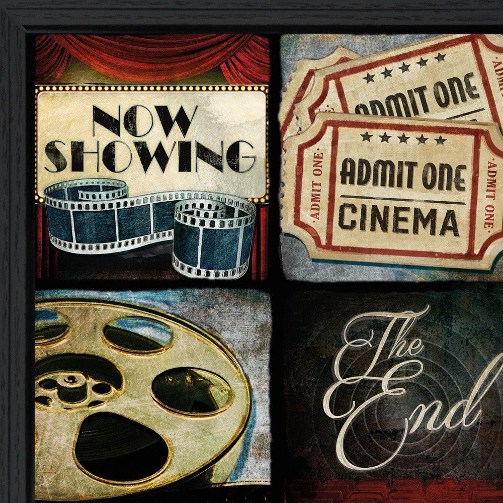 At the Movies I 2 Black Framed Print Wall Art HomeRoots