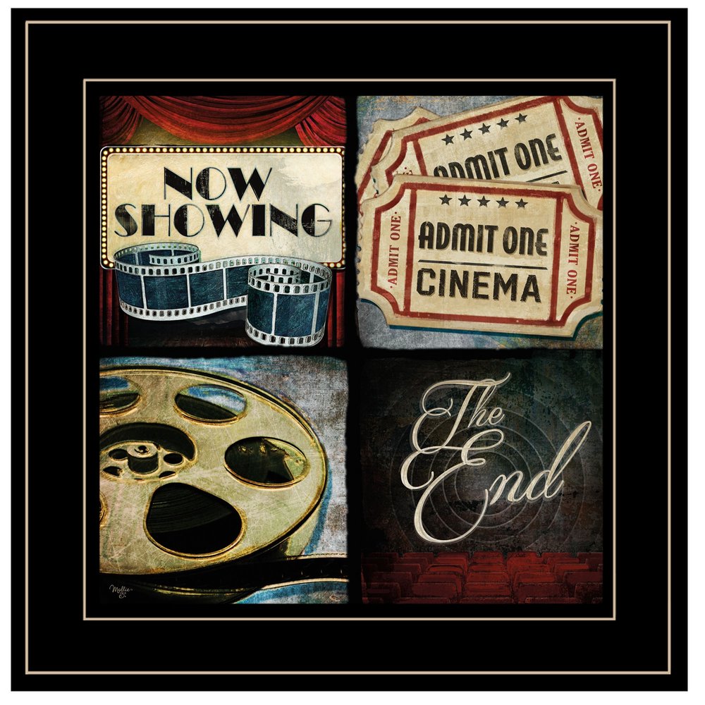 At The Movies I 3 Black Framed Print Wall Art HomeRoots
