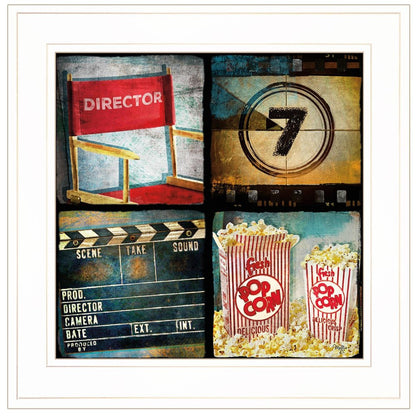 At The Movies 3 White Framed Print Wall Art HomeRoots