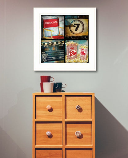 At The Movies 3 White Framed Print Wall Art HomeRoots