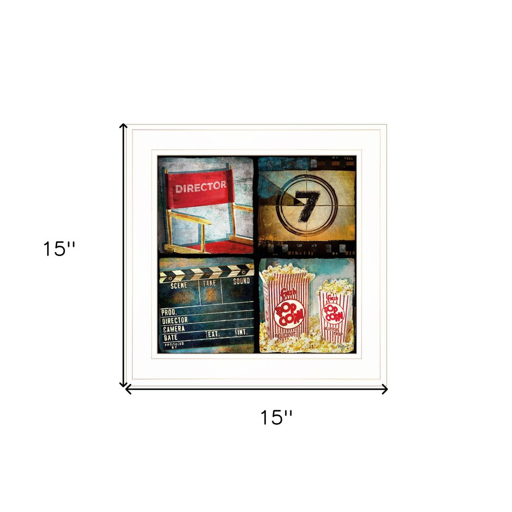 At The Movies 3 White Framed Print Wall Art HomeRoots