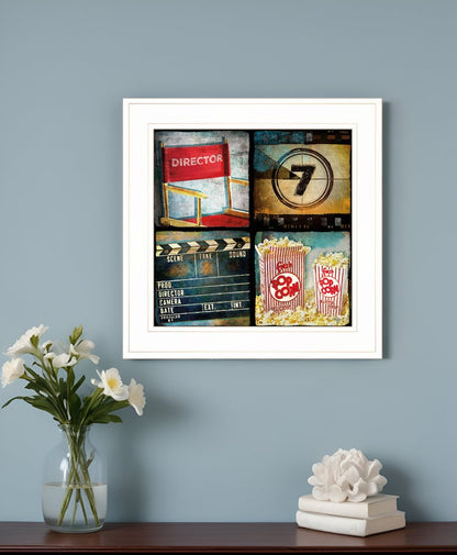 At The Movies 3 White Framed Print Wall Art HomeRoots