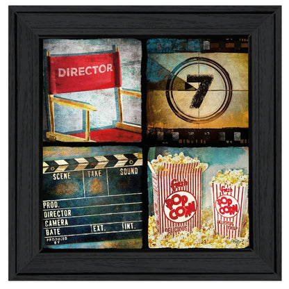 At The Movies 4 Black Framed Print Wall Art HomeRoots