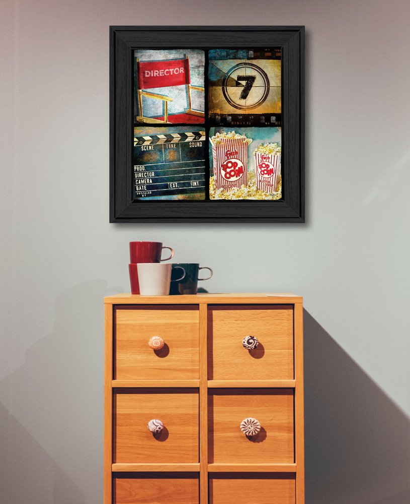 At The Movies 4 Black Framed Print Wall Art HomeRoots