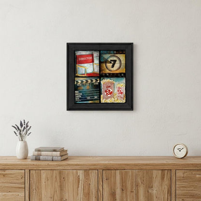 At The Movies 4 Black Framed Print Wall Art HomeRoots
