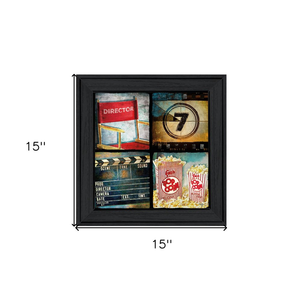 At The Movies 4 Black Framed Print Wall Art HomeRoots