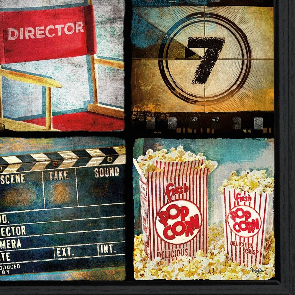 At The Movies 4 Black Framed Print Wall Art HomeRoots