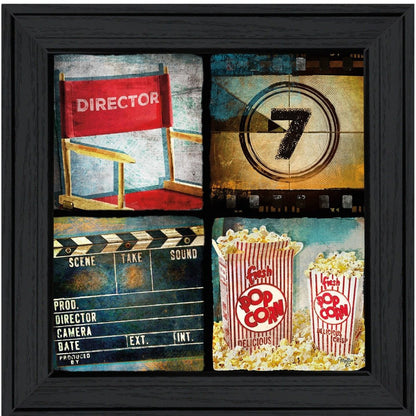 At The Movies 4 Black Framed Print Wall Art HomeRoots