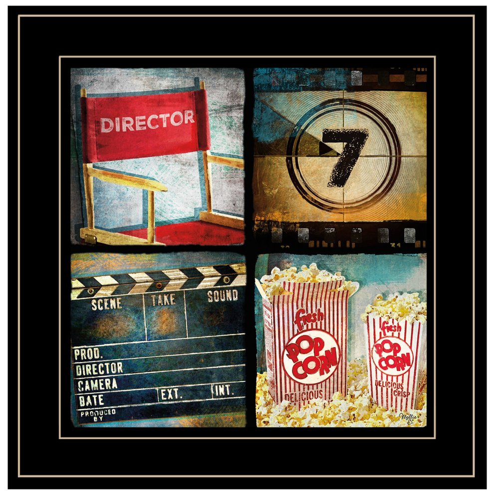 At The Movies 5 Black Framed Print Wall Art HomeRoots
