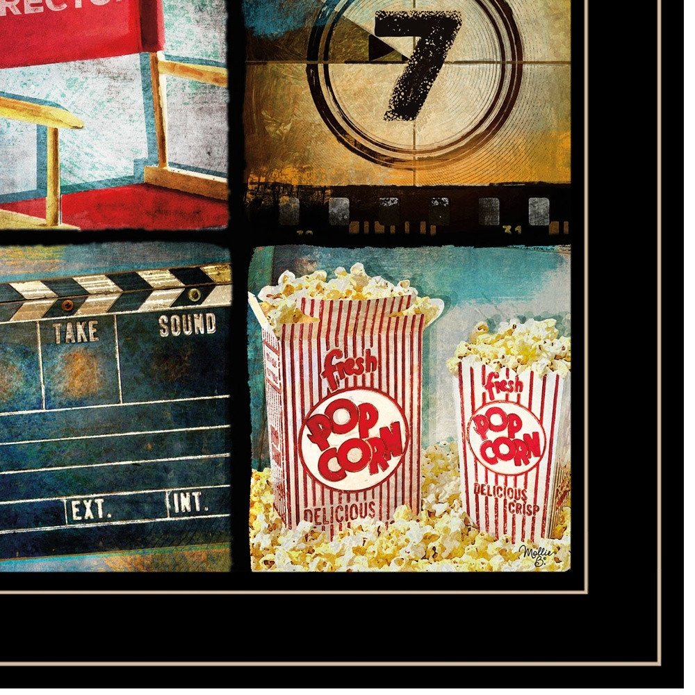 At The Movies 5 Black Framed Print Wall Art HomeRoots