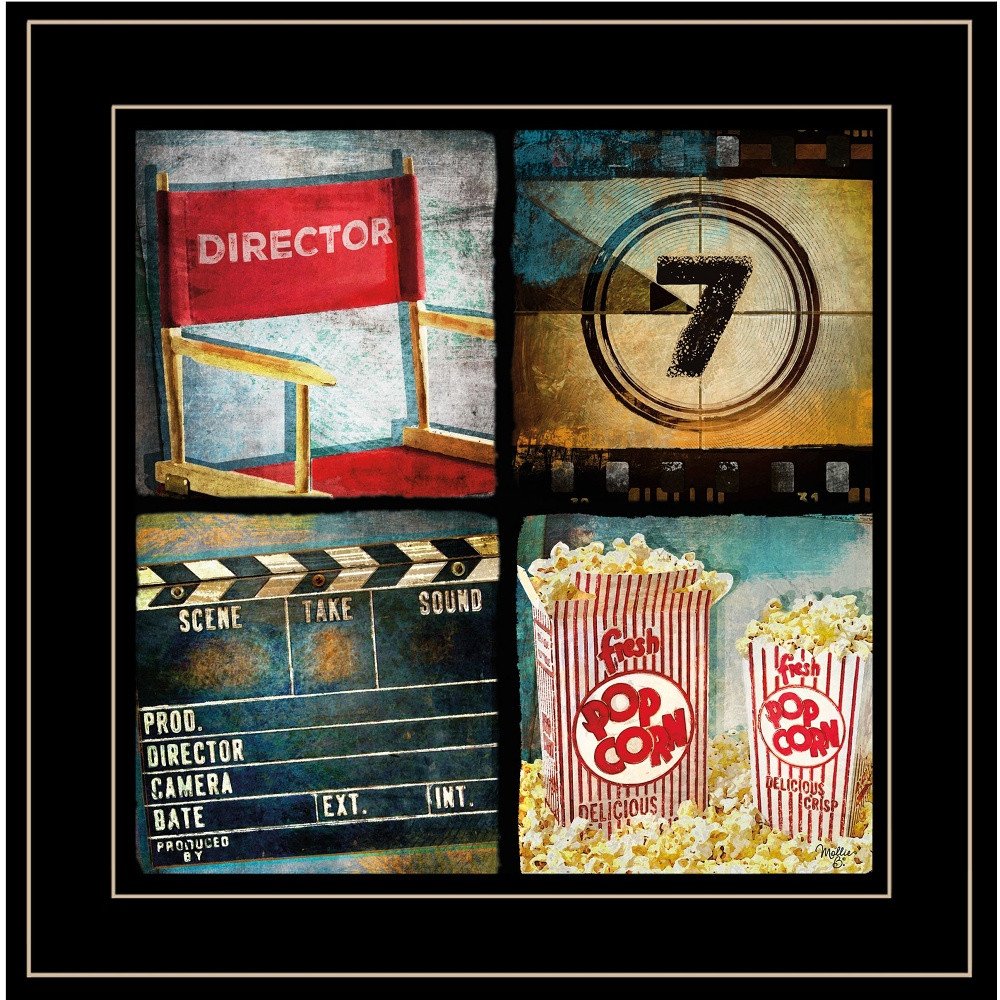 At The Movies 5 Black Framed Print Wall Art HomeRoots