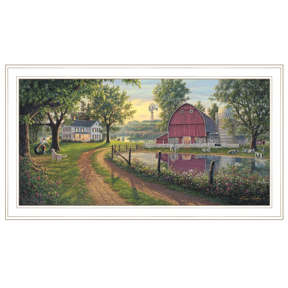 The Road Home 10 White Framed Print Wall Art HomeRoots