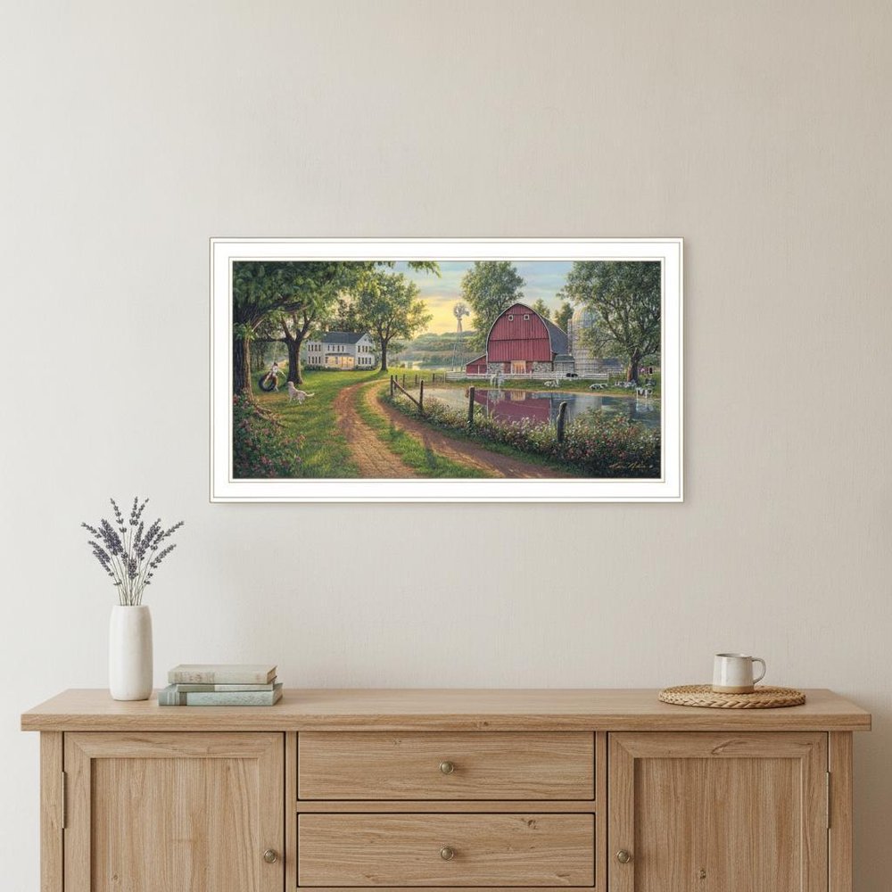 The Road Home 10 White Framed Print Wall Art HomeRoots