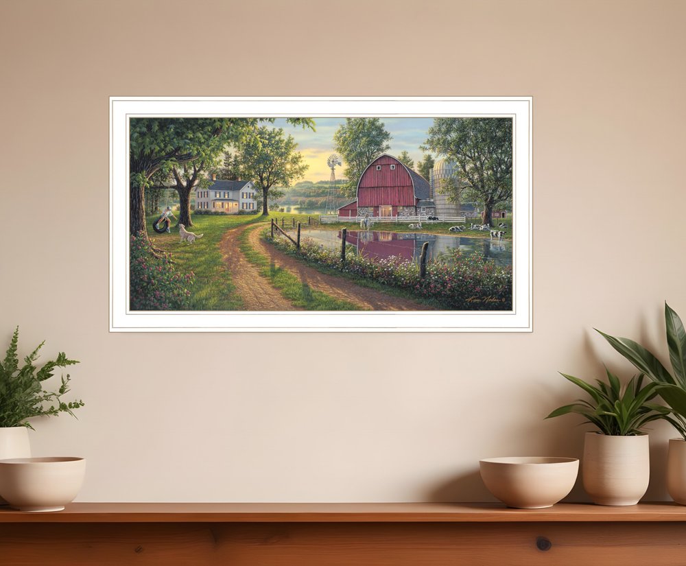 The Road Home 10 White Framed Print Wall Art HomeRoots