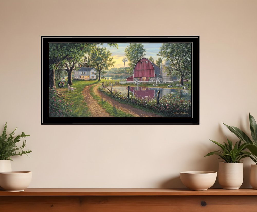 The Road Home 12 Black Framed Print Wall Art HomeRoots