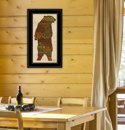 Cabin Rules 5 Black Framed Print Wall Art HomeRoots