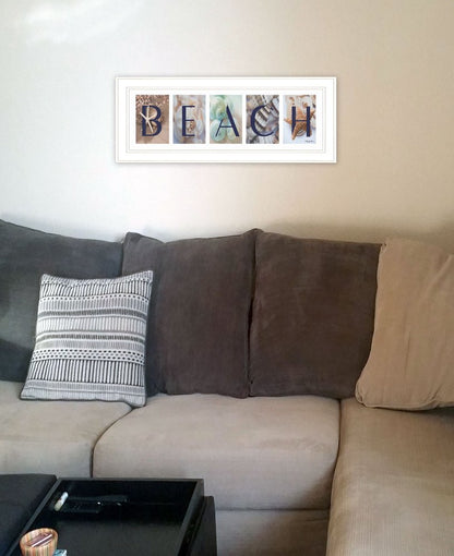 Beach 1 White Framed Print Wall Art HomeRoots