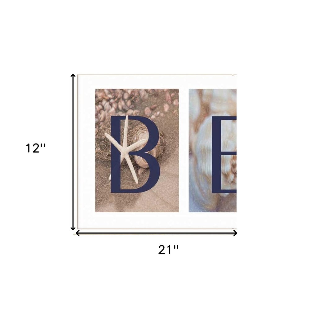 Beach 1 White Framed Print Wall Art HomeRoots