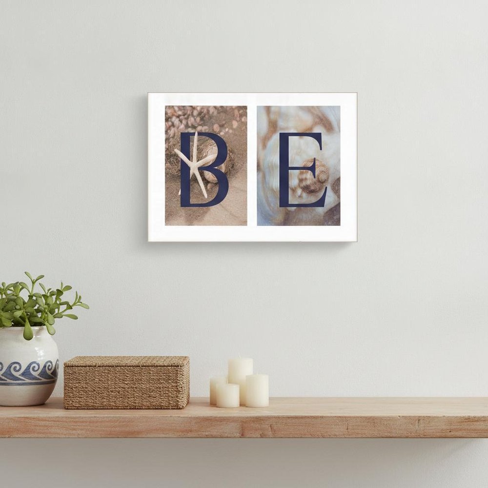 Beach 1 White Framed Print Wall Art HomeRoots