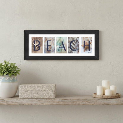 Beach 2 Black Framed Print Wall Art HomeRoots