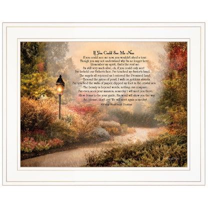 If You Could See Me Now 4 White Framed Print Wall Art HomeRoots