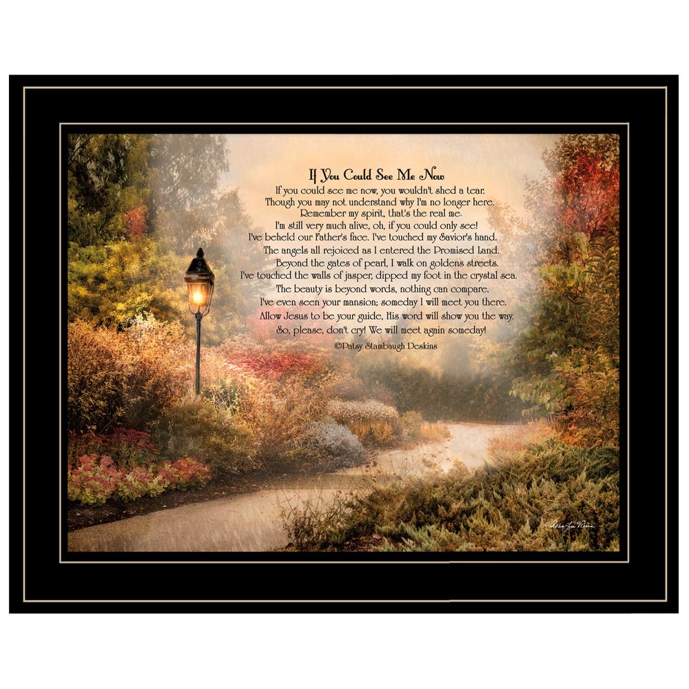If You Could See Me Now 5 Black Framed Print Wall Art HomeRoots