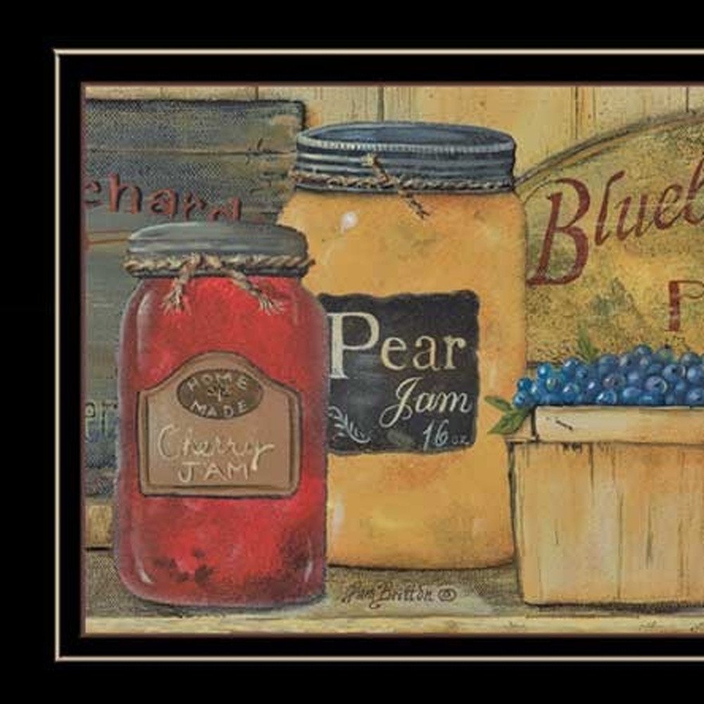 Set Of Three Country Kitchen 2 Black Framed Print Kitchen Wall Art HomeRoots