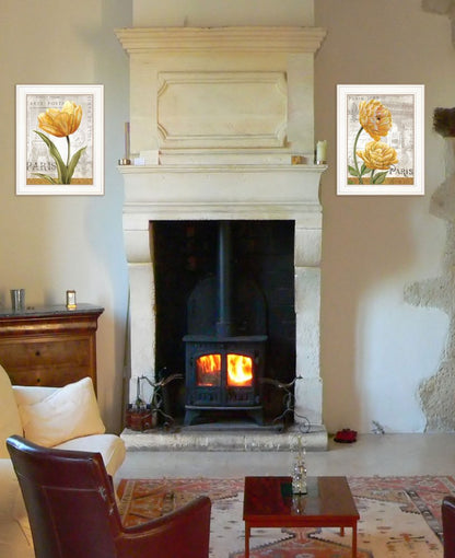 Set Of Two Paris 1 White Framed Print Wall Art HomeRoots