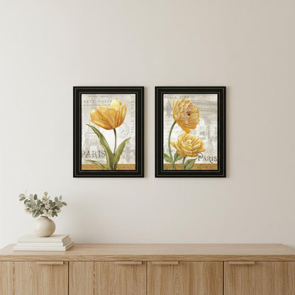 Set Of Two Paris 2 Black Framed Print Wall Art HomeRoots