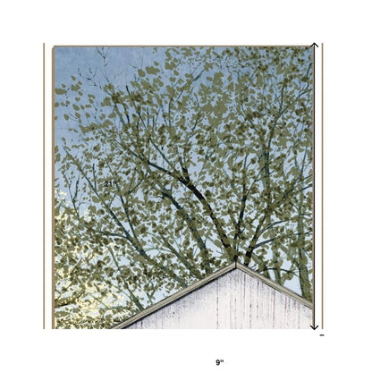 Set Of Two Country Barns 1 White Framed Print Wall Art HomeRoots