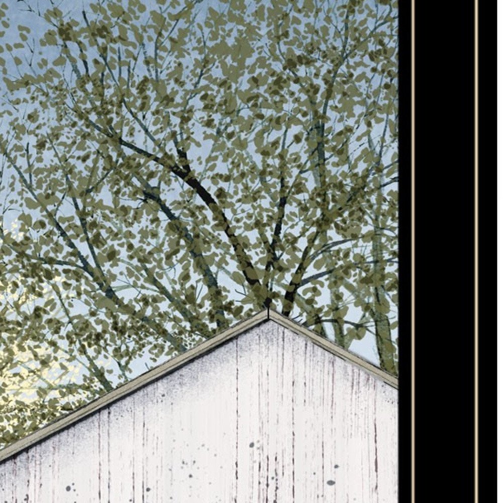 Set Of Two Country Barns 2 Black Framed Print Wall Art HomeRoots