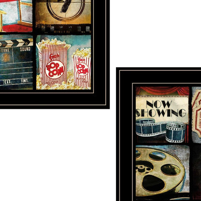 Set Of Two At The Movies Black Framed Print Wall Art HomeRoots