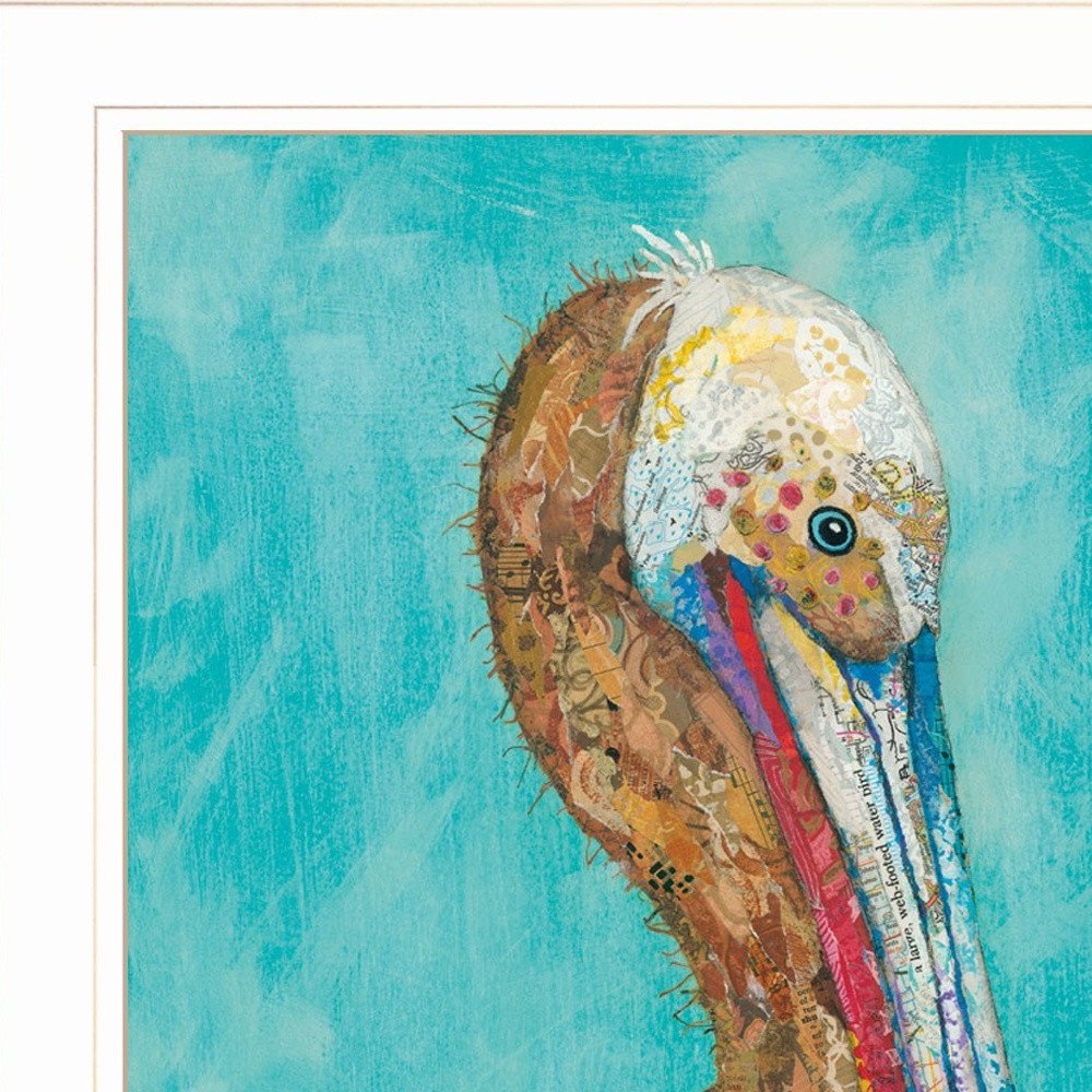 Set Of Two Pelicans 1 White Framed Print Wall Art HomeRoots