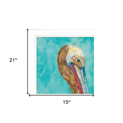 Set Of Two Pelicans 1 White Framed Print Wall Art HomeRoots