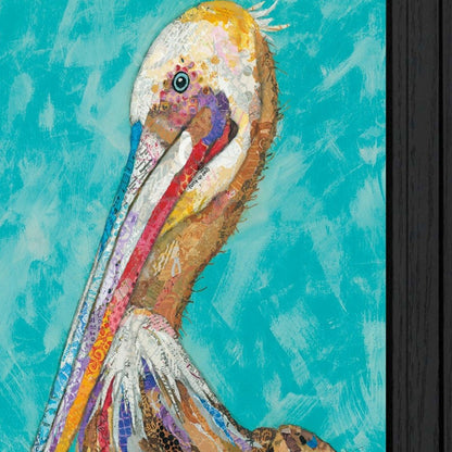 Set Of Two Pelicans 2 Black Framed Print Wall Art HomeRoots